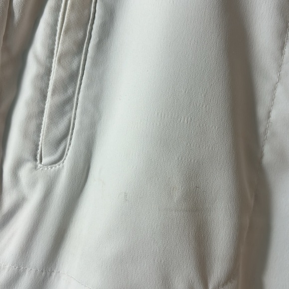 Nike GOLF Women’s Dri-Fit White Golf Pants. size 12. zippered side pkts. EUC - Picture 6 of 10